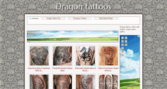 Desktop Screenshot of dragon-tattoos.org
